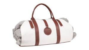 Full Body Support Pillow Gray + Carry-Tote