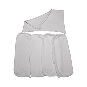 Full Body Support Pillow Cover White